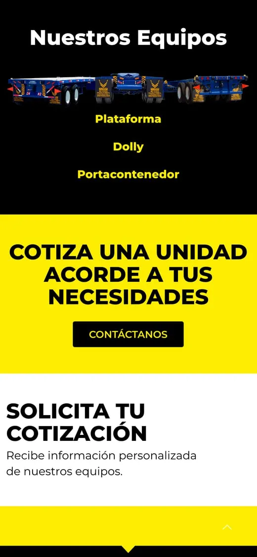 Pantalla del sitio de JJ Forza